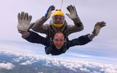 Serhii Titomyr Takes Fundraising to New Heights with Skydive